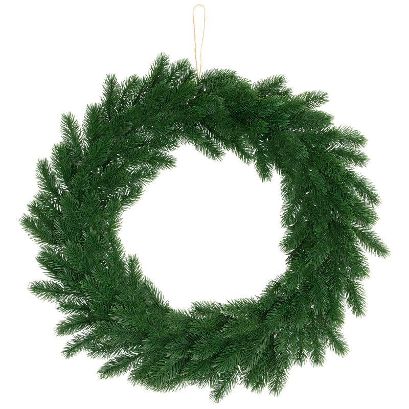 Evergreen Pine Artificial Christmas Wreath - 24" - Unlit