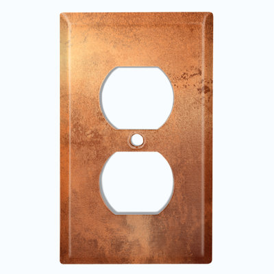Patterned 1 - Gang Duplex Outlet Standard Wall Plate