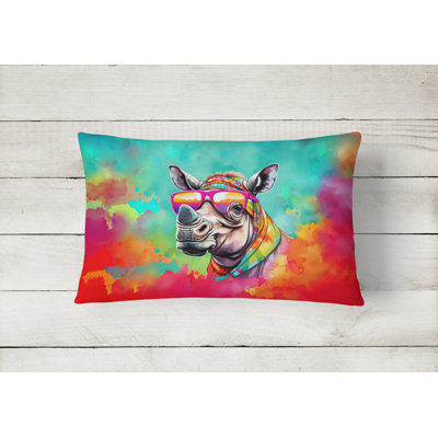 Hippie Animals Other/No Pattern Throw Pillow