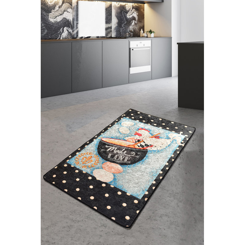 Antibacterial Non-Slip Area Rug, 100% Polyester, 47.2 x 70.9 inches | 0.16 in Pile Height, Machine Washable, Durable Felt Base | Perfect for Living Room, Bedroom, & Dining Room | Soft, Stylish, and Easy to Maintain