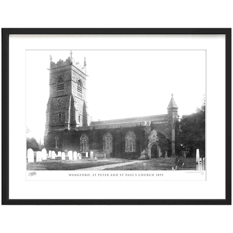 Wangford, St Peter And St Paul's Church 1895 by Francis Frith - Single Picture Frame Print, 40cm H x 50cm W x 2.3cm D