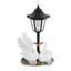 Luminaire solaire de jardin 7,87 x 4,13 x 12,99 po, avec quelques cygnes-138413429