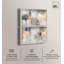 «Neutral Luxe Harmony Abstract Shadowbox», ensemble de 2 reproductions d'art par Art Remedy, cadre blond, 16 x 11-1347756860-1347756835