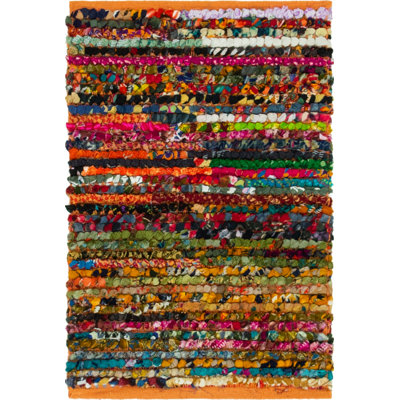 Lilan Cotton Abstract Indoor Rug