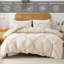 Ensemble de housse de couette touffeté Solayne Boho - Motif géométrique texturé, attaches de coin et fermeture à glissière-111548995-111548997