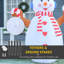 Clarksville Christmas Inflatable Snowman, Rotating Lighted Indoor Outdoor  Decoration