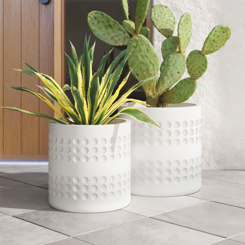 Elderton Handmade Urn Planter, 14.75" H x 14.75" W x 14.75" D, 2