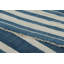 Rug & Kilim’S Contemporary Dhurrie Rug With Blue And Off-White Geometric Stripes