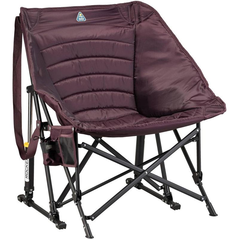 Chaise berçante Puff, Brun