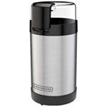 BLACK+DECKER One Touch Coffee Grinder, 2/3 Cup Coffee Bean Capacity, Spice Grinder, One Touch Push-Button Control -150 Watts -Stainless Steel Blades