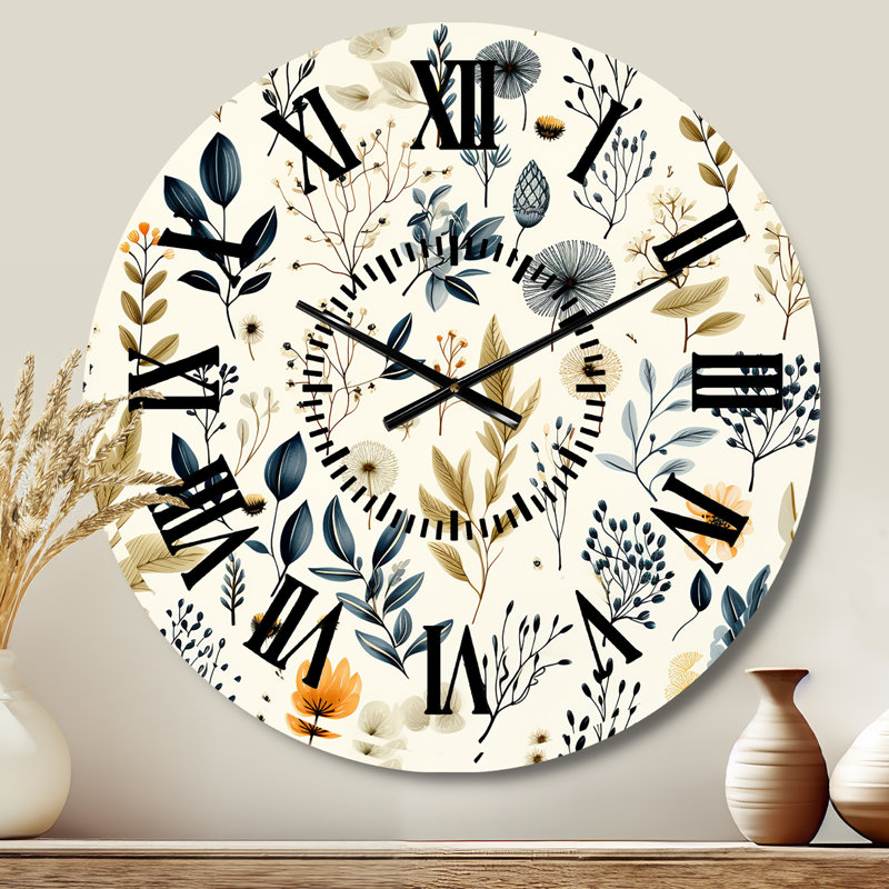 Horloge murale Botanical, Médium