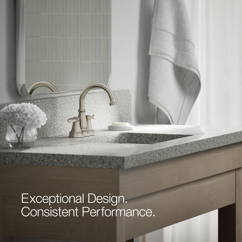 Bellera Centerset Bathroom Sink Faucet, 1.2 Gpm, Chrome