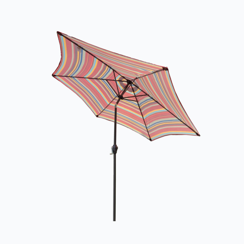 Parasol Tahire 102,76 avec contrepoids inclus, Rouge