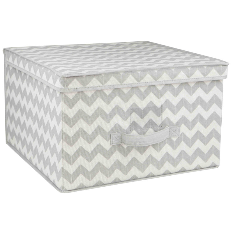 Bac en tissu à chevrons