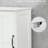 Slim Bathroom Storage Cabinet, Tall Bathroom Cabinet, Linen Tower with Open Shelf, Drawer, Recessed Doors, and Adjustable Shelves, White
