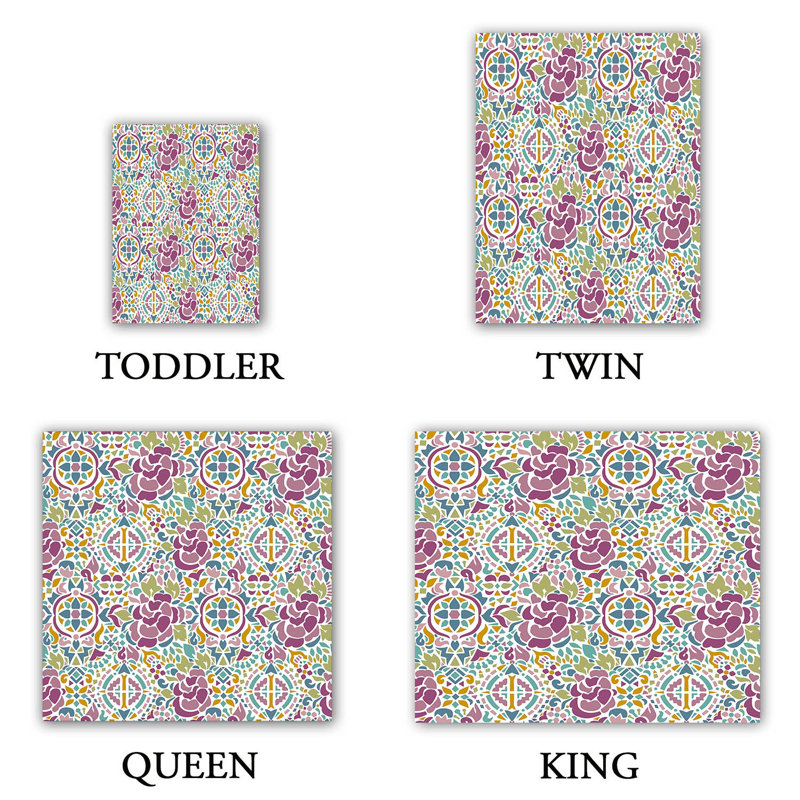 Ensemble de housse de couette pour grand lit DiaNoche en microfibre par Pom Graphic Design - Motif d'inspiration roumaine
