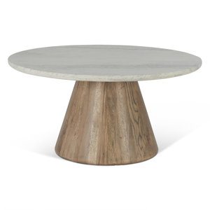 Home Trends & Design Vista Round Single Coffee Table | Perigold
