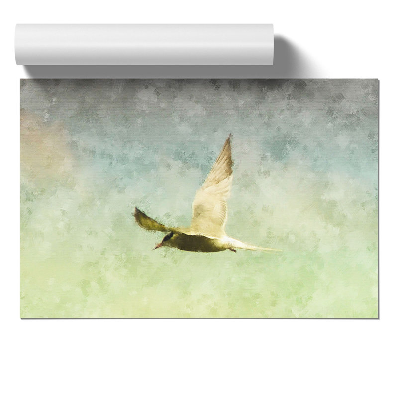 Flying Bird Painting - Frameless Print, 30cm H x 42cm W x 0.1cm D