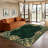 Floral And Scrollwork Area Rug, Soft And Lightweight, Suitable For All Seasons, Easy To Maintain And Easy To Clean, Machine Washable Carpet Floor Mat, Suitable For Living Room, Bedroom, Hallway, Balcony, Patio, Room Decor, Home Decor, Outdoor Decor-1088393362