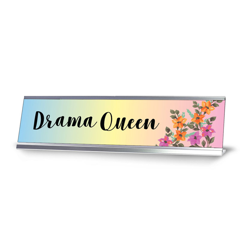 Drama Queen Nameplate