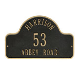 Lexy 3-Line Wall Address Plaque