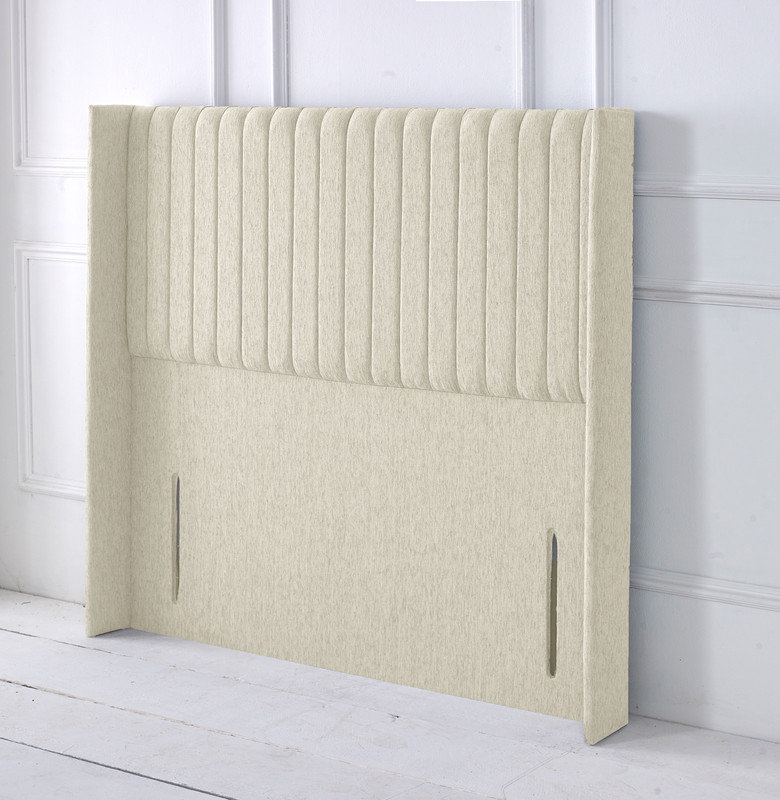 Upholstered Chenille Headboard, Super King (6'), Stone