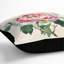 Illustration of a Pink Peony Cushion with Filling-56880156-56880160