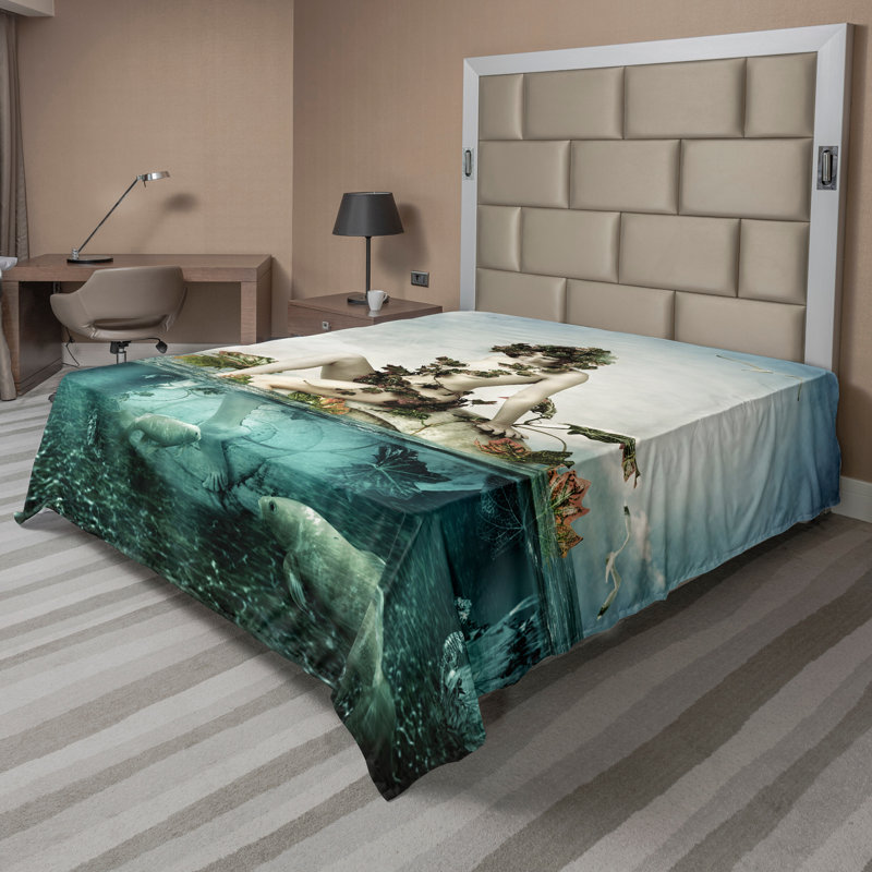 Drap-housse bleu foncé Ambesonne, Très grand californien