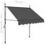 Dakota Fields 120cm D Polyester Cream Cover Retractable Window Awning-1204749633-1204749644