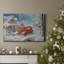 Santa's Tree Farm, toile tendue avec châssis de qualité supérieure - prête à être accrochée-632663903