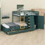 Modern Storage Bunk Bed With Multiple Drawers, And Small Wardrobe-607954701