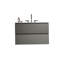 Meuble-lavabo mural de 30 po avec lavabo en céramique et trois trous de robinet, grand meuble-lavabo flottant avec rangement pour salle de bain moderne, pré-assemblé-151943130-151943131