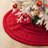Red Knit Tree Skirt
