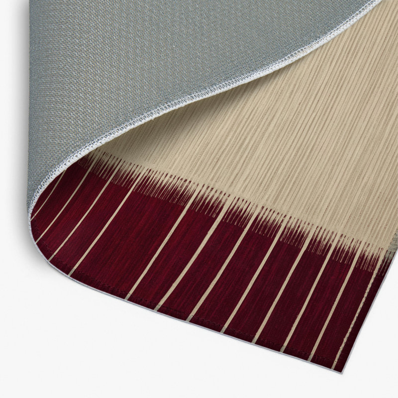 Tapis intérieur / extérieur beige HorizontalStripes, Rectangulaire 2 pi x 3 pi