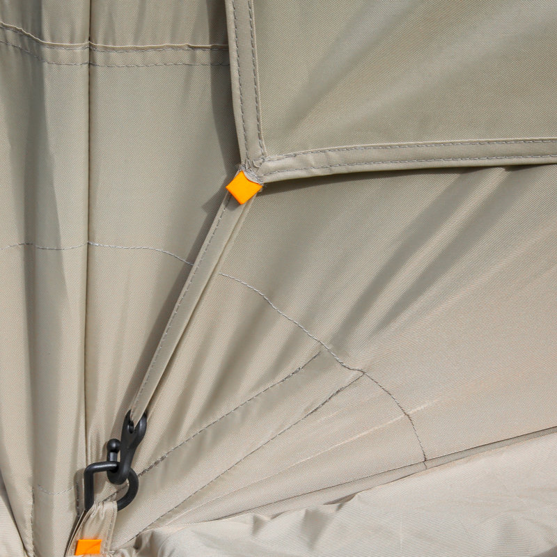 Hike Crew Brown Fabric Screen for Gazebo