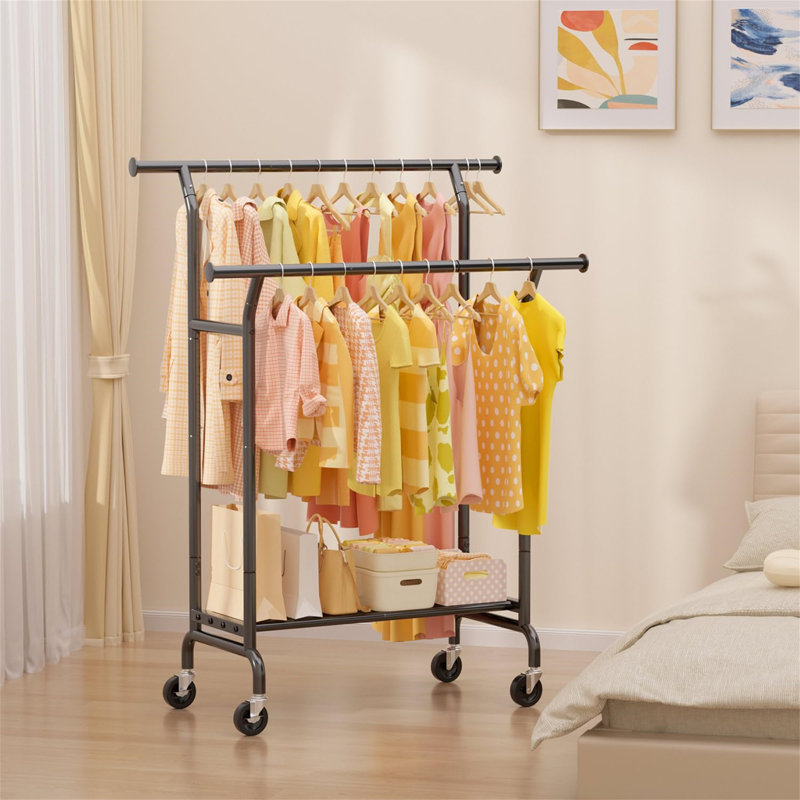 110cm Rolling Clothing Rack