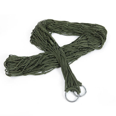 Mesh  With Tie Straps Nylon Breathable Large Weight Sleeping  Portable Outdoor Hammocks Tree  For Camping Backpacking Hiking Backyard