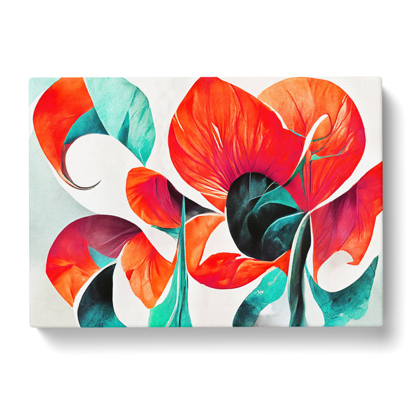 Flower Abstract Vol.2 - Wrapped Canvas, 40cm H x 60cm W x 3cm D