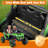 24V 2 Seater Ride On Car With Remote Control, Powered Ride On UTV Toys For Boys, Girls, Ages 3-8, Electric Car W/ Colorful LED Lights, Bluetooth, MP3, USB, 5MPH-105700127