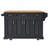 Storage Kitchen Island with Rubber Wood Drop Leaf,4 Doors-1990286650
