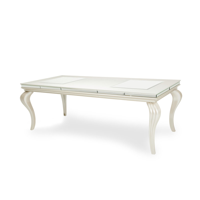 Hollywood Loft Extendable Dining Table, Pearl