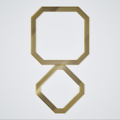 Miroir doré Lockhart
