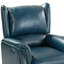 Fauteuil inclinable électrique en cuir véritable Domingo-938610665