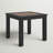 Abordale Square Metal Outdoor Side Table , 18.5'' in. W 18.5'' in. D
