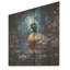 Blue Duck Midnight Ponder III - animal canard sur bois-1827291029