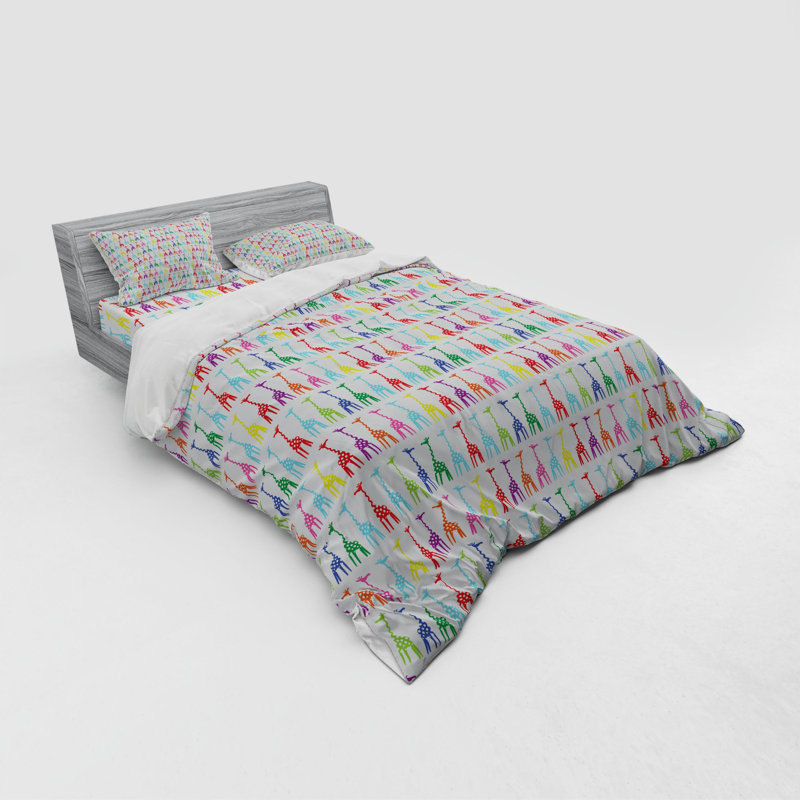 Eclectic Polyester Duvet Cover, Queen Duvet Cover + 3 Additional Pieces