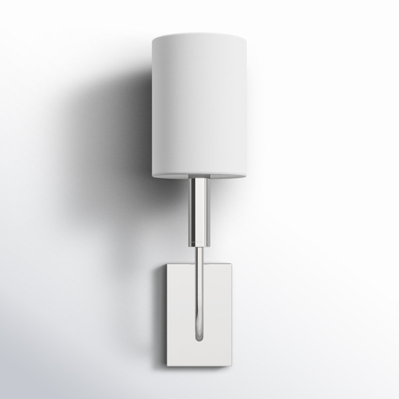 Brianna 1 - Light Candle Wall Light, Polished Nickel