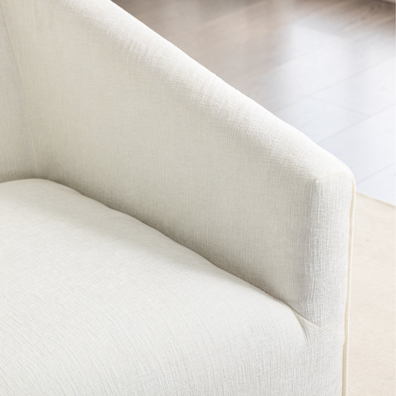 Fauteuil pivotant 360 po Nice, Blanc