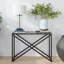Calix Glass Top Console Table-99930468-50309257
