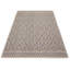 Tapis gris nouvel âge en laine de conception unique 6 pi 0 po x 9 pi 3 po Iagulli
